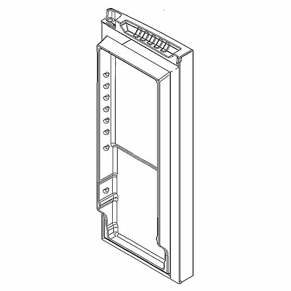 Refrigerator Door Assembly (black) - Genuine OEM