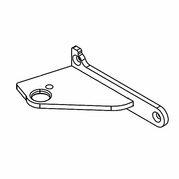 Refrigerator Hinge Door (white) - Genuine OEM