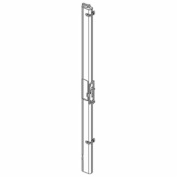 Refrigerator Mullion Assembly (black) - Genuine OEM