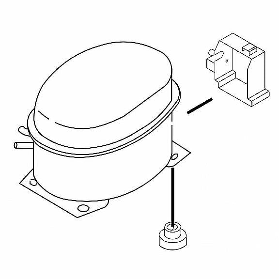 Refrigerator Compressor - Genuine OEM