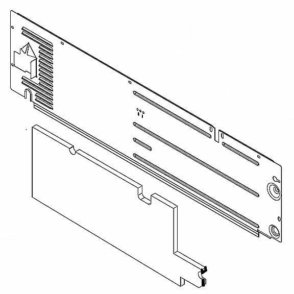 Refrigerator Machine Compartment Cover W11482027 - Genuine OEM