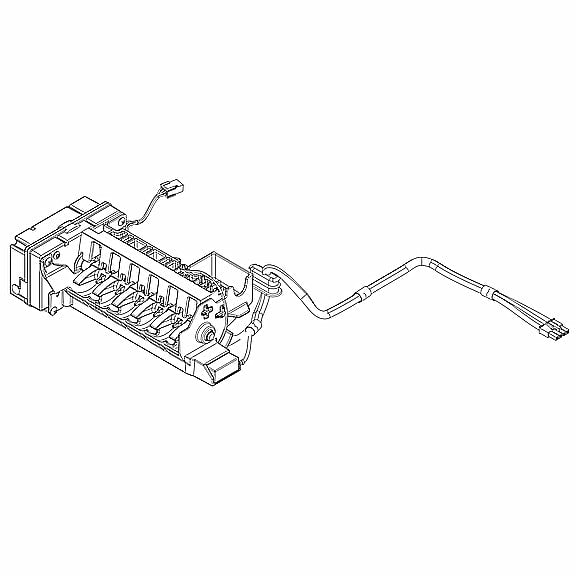 Refrigerator Ice Maker Assembly - Genuine OEM