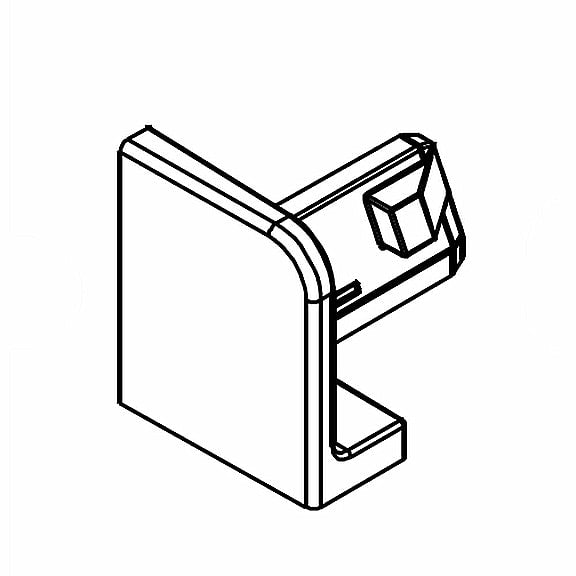 Refrigerator Pan Stop - Genuine OEM