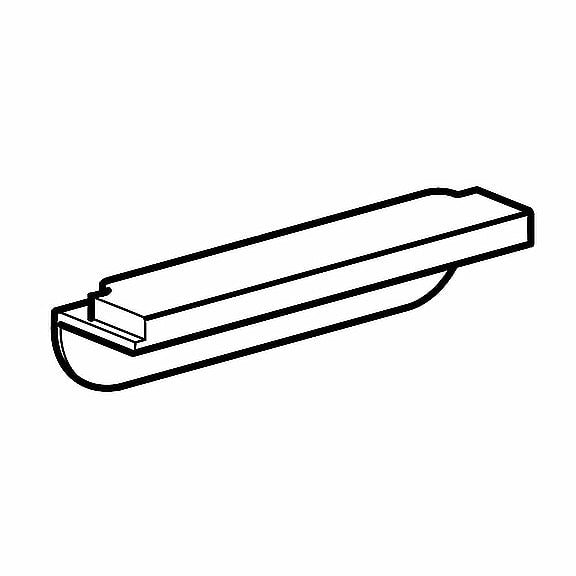 Refrigerator Flipper End Cap, Lower - Genuine OEM