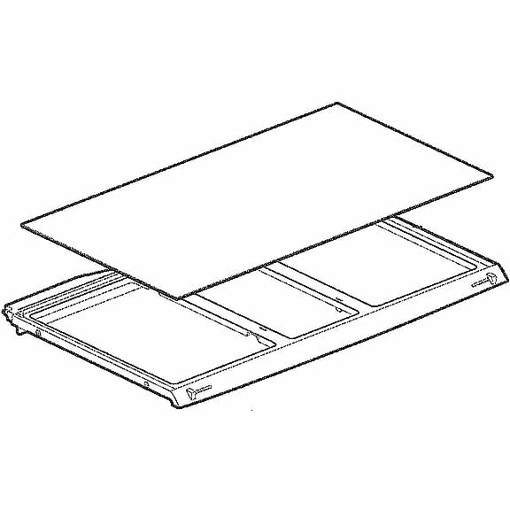 Refrigerator Crisper Drawer Cover Frame ACQ85624102