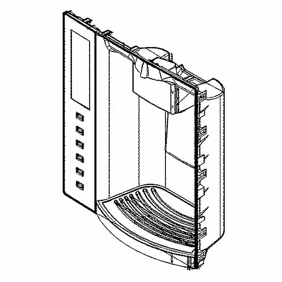 Refrigerator Dispenser Cover Assembly - Genuine OEM