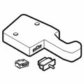 Refrigerator Hinge Cover Assembly ACQ87498107 - Genuine OEM