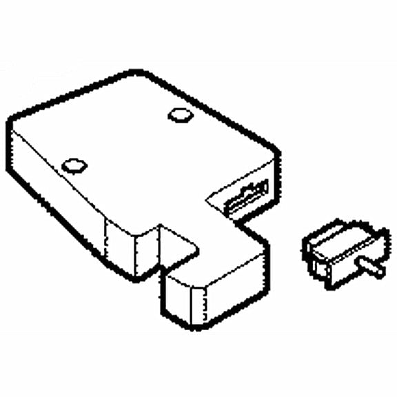 Kenmore Refrigerator Freezer Door Hinge Cover Assembly - Genuine OEM