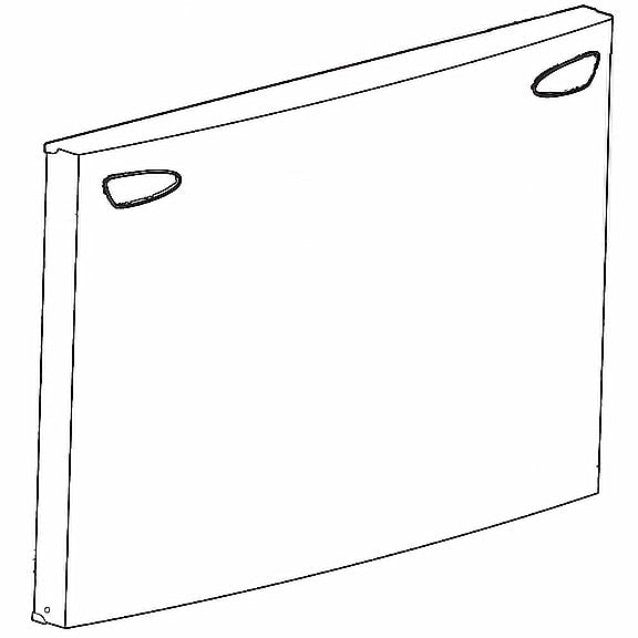 Refrigerator Freezer Door Assembly ADD73719033 - Genuine OEM