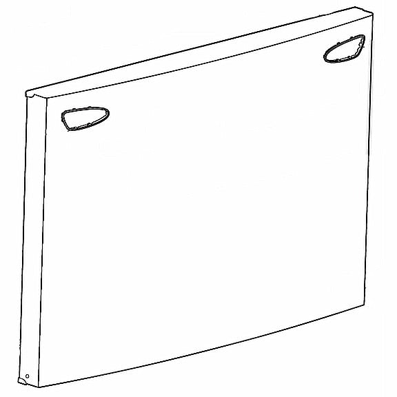 Refrigerator Freezer Door Assembly - Genuine OEM