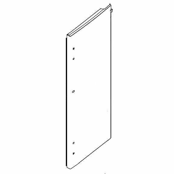 Refrigerator Convenience Door Outer Panel Assembly ADD74296815 - Genuine OEM