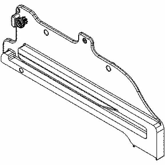 Lg Refrigerator Freezer Drawer Slide Rail Assembly AEC73877702 - Genuine OEM