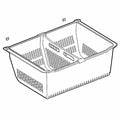 LG Refrigerator Freezer Drawer AJP72909907