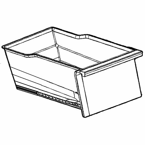 Refrigerator Crisper Drawer, Right AJP73334409 part #AJP73334409