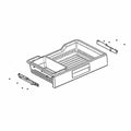 Refrigerator Freezer Drawer Assembly (replaces AJP73334604) AJP73334617