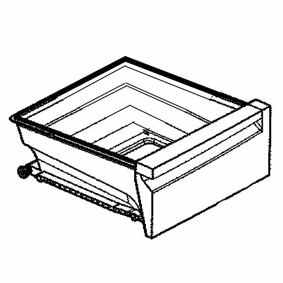 Refrigerator Crisper Drawer - Genuine OEM