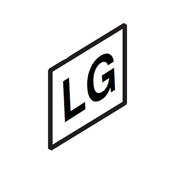 LG Name Plate MFT63566401 - Genuine OEM